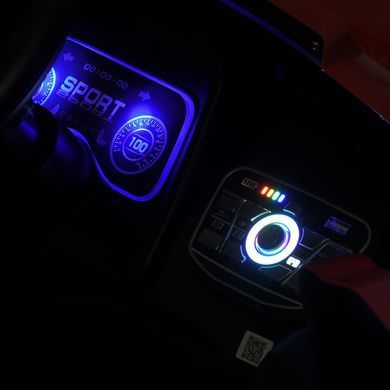 Электромобиль детский двухместный джип 4 мотора 45W аккумулятор 12V12AH серый (M 5802EBLR-11)