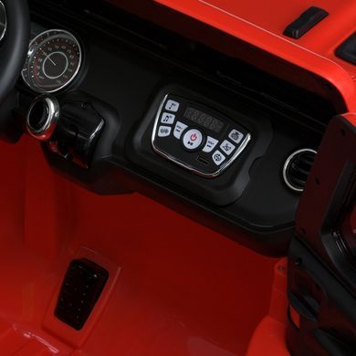 Электромобиль детский двухместный джип внедорожник Jeep с мягким сижением (M 5740EBLR-3)
