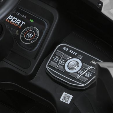 Электромобиль детский двухместный джип 4 мотора 45W аккумулятор 12V12AH серый (M 5802EBLR-11)