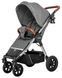Коляска прогулянкова, візочок Carrello Supra CRL-5510 Carbon Grey, сіра, Карелло Супра, до 22 кг, надувні колеса