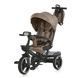 Велосипед трехколесный с родительской ручкой EL CAMINO VECTOR Taupe Beige, поворотное сиденье, дождевик, ME 1162-1