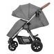 Коляска прогулянкова, візочок Carrello Supra CRL-5510 Carbon Grey, сіра, Карелло Супра, до 22 кг, надувні колеса