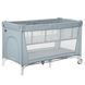 Манеж дитячий CARRELLO Piccolo+ CRL-18102 Ash Grey (Карелло Піколо), дворівневе дно, 125х65х69 см