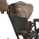 Велосипед триколісний з батьківською ручкою EL CAMINO VECTOR Taupe Beige, поворотне сидіння, дощовик, ME 1162-1