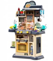 Детская игровая интерактивная кухня с водой, паром, 80*55*23см, серая, MJL-911