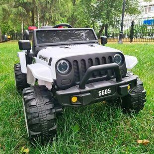 Електромобіль одномісний дитячий джип з м'яким сидінням M 4282EBLR-1
