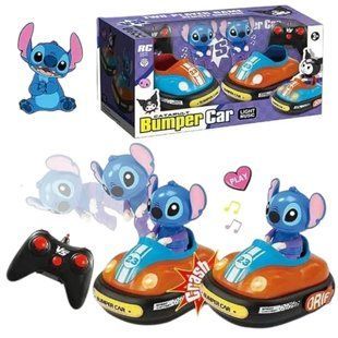 Машинки "Bumper car" на радиоуправлении, фигурки Стича, на аккумуляторе, 111-421 B