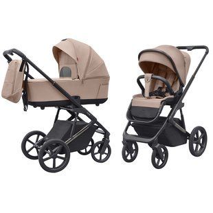 Коляска універсальна 2 в 1, CARRELLO Sigma CRL-6523 2в1 Fresh Beige, бежева, Карелло Сігма