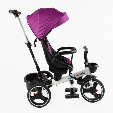 Велосипед трехколесный с родительской ручкой, легкий, поворотное сиденье, Best Trike Oscar 6390/17-502