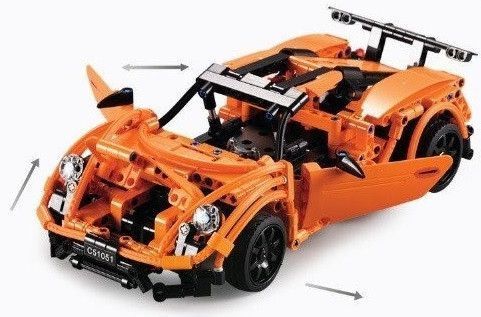 Конструктор CaDa Technic "Porsche 918", 421 дет., C51051W