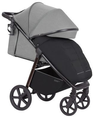 Коляска прогулянкова, візочок CARRELLO Bravo CRL-5515 Mist Grey 2024, світло-сіра, Карелло Браво