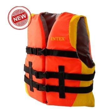 Рятувальний жилет дорослий Intex 69681, від 40 кг, помаранчевий