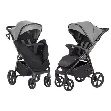 Коляска прогулянкова, візочок CARRELLO Bravo CRL-5515 Mist Grey 2024, світло-сіра, Карелло Браво