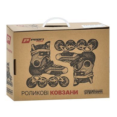 Ролики (роликовые коньки), раздвижные, размер 31-34, A4156-S-P (31-34)