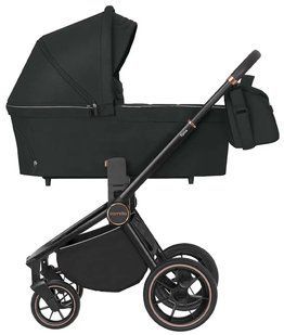 Коляска универсальная 3 в 1, CARRELLO Epica/G CRL-8511/1 (3in1) Space Black, черная, Карелло Эпика