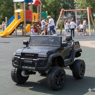 Електромобіль дитячий двомісний джип Тойота з м'яким сидінням (M 6296EBLR-2(24V))