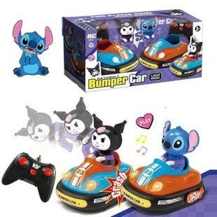 Машинки "Bumper car" на радиоуправлении, фигурки Стича и Куроми, на аккумуляторе, 111-421 C