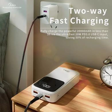 Повербанк Power Bank JOKO J12 20000 mAh Быстрая зарядка! 22.5W