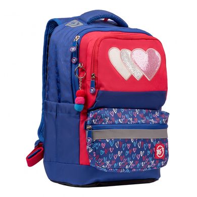 Набор: рюкзак ортопедический + сумка для обуви + пенал "YES» S-30 Juno XS "Heart beat", 558211-1