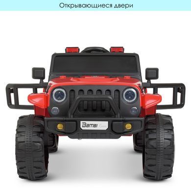 Електромобіль одномісний дитячий джип з м'яким сидінням M 4282EBLR-3