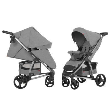 Коляска прогулочная Carrello Vista CRL-8505 Steel Grey, стальная, Карелло Виста, до 22 кг