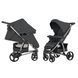 Коляска прогулочная Carrello Vista CRL-8505 Steel Grey, стальная, Карелло Виста, до 22 кг