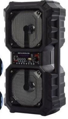 Портативна акумуляторна Bluetooth колонка з мікрофоном, 23-45-17,5 см , LT-2606XBT