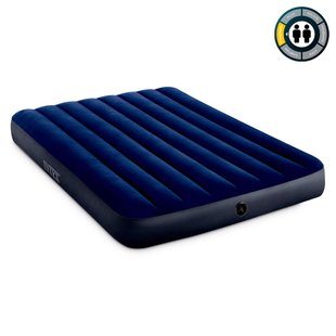 Матрас надувной Intex Classic Downy Airbed Fiber-Tech, 64758, 191*137*25см