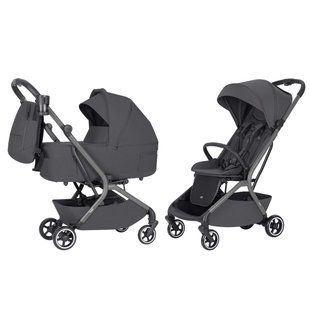 Коляска універсальна 2 в 1, CARRELLO Magia CRL-6555 (2in1) Elm Grey, сіра, Карелло Магія