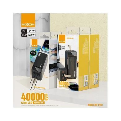 Повербанк Power Bank MOXOM MX-PB61 40000 mAh Швидка зарядка!
