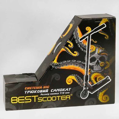 Самокат трюковий Best Scooter "Kraken", пеги, HIC-система, KR-82080, диск и дека анодований