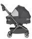 Коляска универсальная 2 в 1, CARRELLO Magia CRL-6555 (2in1) Elm Grey, серая, Карелло магия
