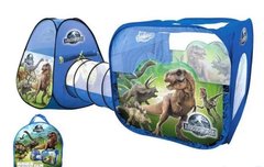 Палатка детская игровая с тоннелем "Динозавры" X001-A