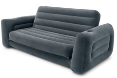 Надувний диван - трансформер Intex, 66552, 203*224*66см, сірий.