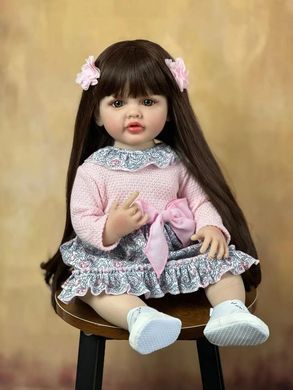 Лялька вінілова 55см, ручна робота, вишукана лялька для дівчинки, Reborn Baby Doll 11