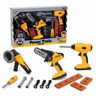 Игровой набор инструментов с шуруповертом и шлифмашиной, T069