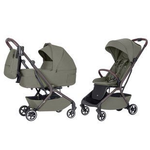 Коляска універсальна 2 в 1, CARRELLO Magia CRL-6555 (2in1) Malted Green, зелена, Карелло Магія
