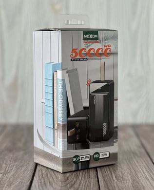 Повербанк Power Bank MOXOM MX-PB62 50000 mAh Швидка зарядка!