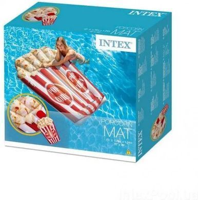 Пляжний надувний матрац &laquo;Попкорн&raquo;, Intex 58779, 178 х 124 см