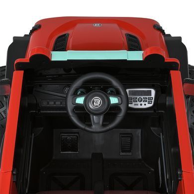 Электромобиль детский одноместный джип внедорожник Jeep с мягким сидением (M 5831EBLR-3)
