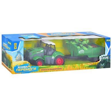 Трактор із причепом на радіокеруванні LIMO TOY, працює від акумулятора, M 5014