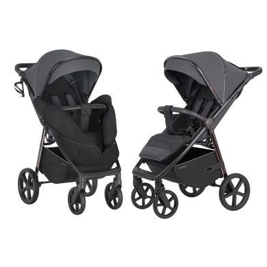 Коляска прогулочная CARRELLO Bravo CRL-5515 Storm Grey 2024, серая, Карелло Браво