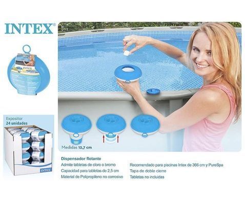 Поплавок дозатор для химии в таблетках по 20гр, Intex 29040