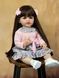 Лялька вінілова 55см, ручна робота, вишукана лялька для дівчинки, Reborn Baby Doll 11