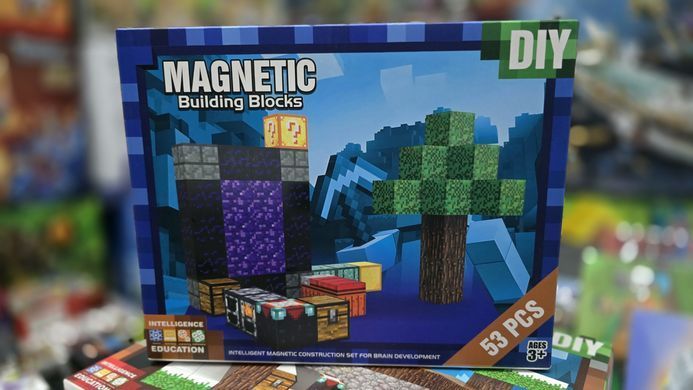 Конструктор магнітний Майнкрафт, Magnet Block (Magnet world) 53 дет., M-53