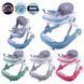Детские музыкальные ходунки с рулем на игровой панели, Baby Walker BW109 pink