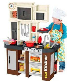 Дитяча ігрова кухня з водою, плита, духовка 84 &times; 63 &times; 35 см,Limo Toy 922-102