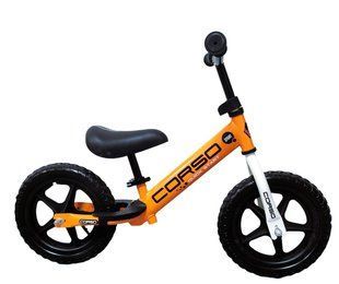 Велобег (беговел) детский, стальная рама, колеса EVA 12" дюймов, Corso Sprint SQ-47344