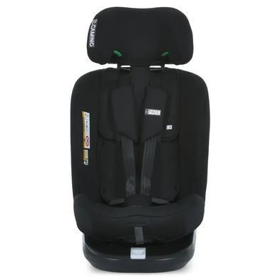 Детское автокресло EL CAMINO i-Free, поворот 360&deg;, Isofix, i-Size R129 (40-150см), черное, ME 1187 Black