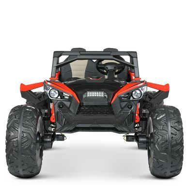 Электромобиль детский двухместный джип внедорожник 4WD с мягким сидением (M 4971EBLR-3(24V))